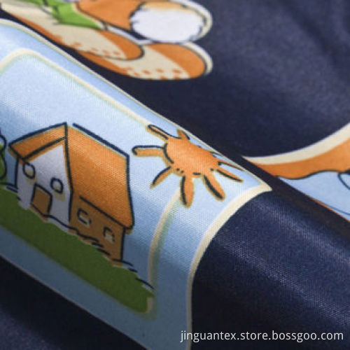 100% polyester brushed fabric printed,used for jacket garment beach short
